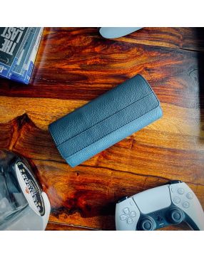 Leather Men Compact Travel Case  7226600BLE certified Pre-Owned watch